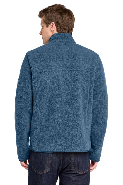 RgttaBlue Port Authority Camp Fleece Snap Pullover F140 plain