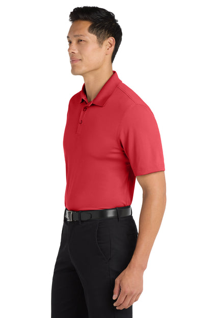 Rich Red Port Authority Dry Zone UV Micro-Mesh Polo. K110 plain