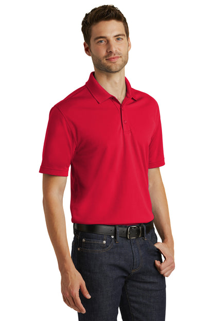 Rich Red Port Authority Dry Zone UV Micro-Mesh Polo. K110 plain