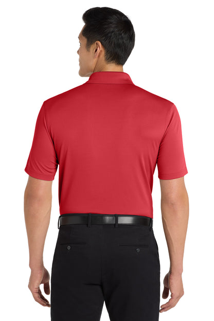 Rich Red Port Authority Dry Zone UV Micro-Mesh Polo. K110 plain
