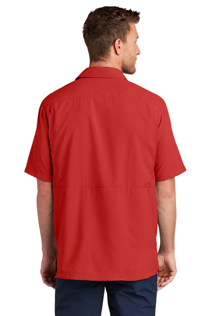 RichRed Port Authority Short Sleeve UV Daybreak Shirt W961 plain