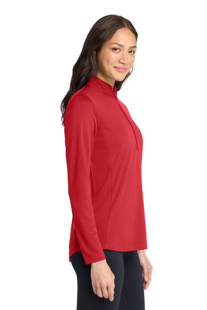 RichRed Port Authority Women's Dry Zone UV Micro-Mesh 1/4-Zip LK112 plain