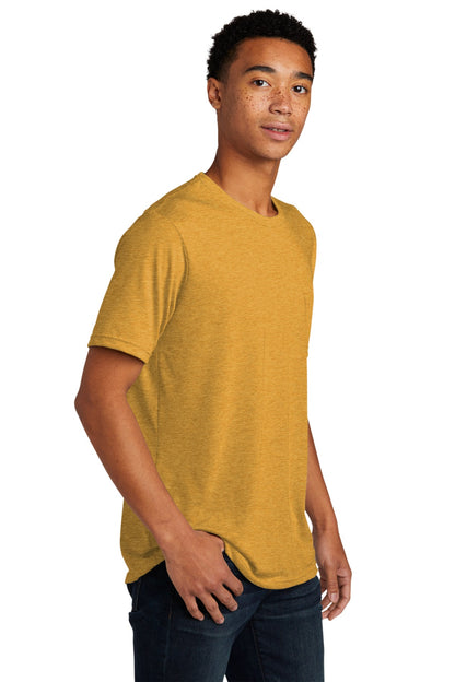 Right View of AntqGold Next Level Apparel Adult Poly/Cotton Tee. NL6200 plain