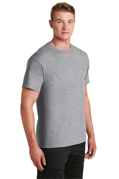 Right View of AthlHthr Jerzees Dri-Power 100% Polyester T-Shirt. 21M plain