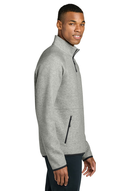 Right View of AthlHthr Sport-Tek Phenom 1/4-Zip ST841 plain