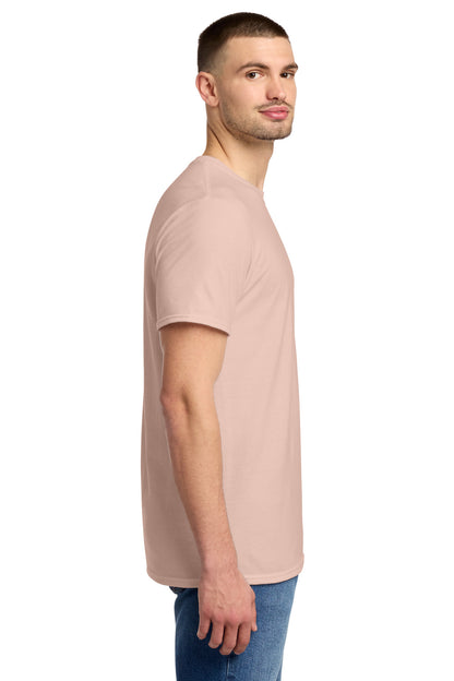 Right View of BlushPink Jerzees Premium Blend Ring Spun T-Shirt 560M plain