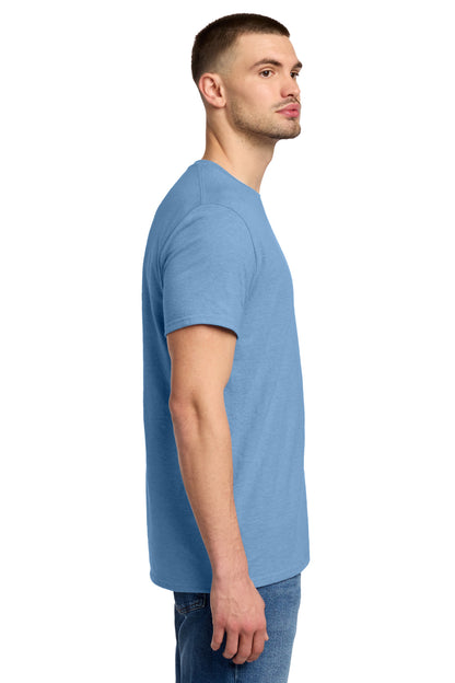 Right View of CarolnaHtr Jerzees Premium Blend Ring Spun T-Shirt 560M plain
