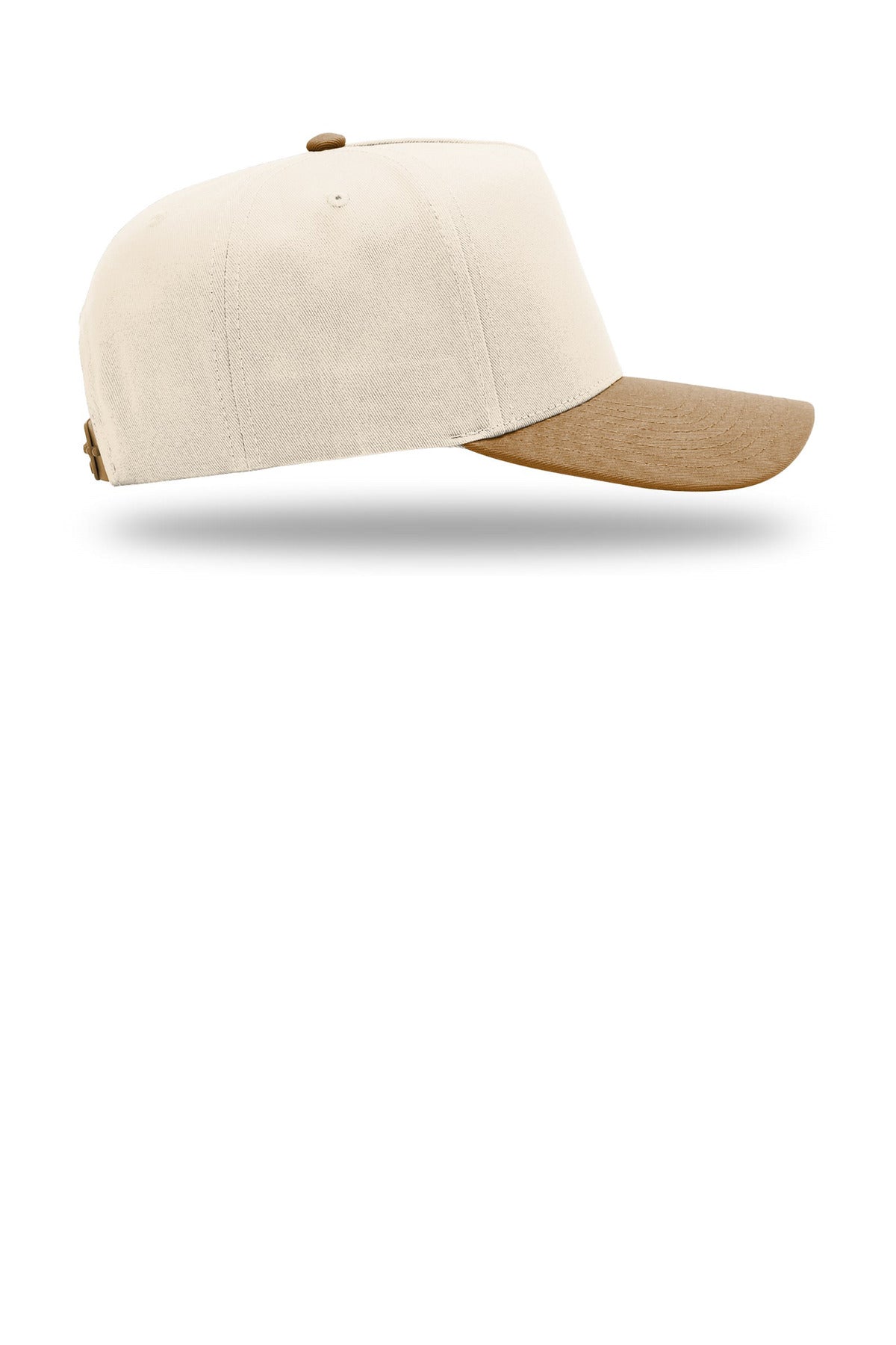 Right View of Cr/Cr/Crml Richardson Full Fabric 5-Panel Champ 323FPC plain