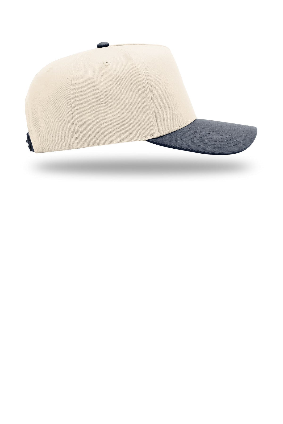 Right View of Crm/Crm/Nv Richardson Full Fabric 5-Panel Champ 323FPC plain