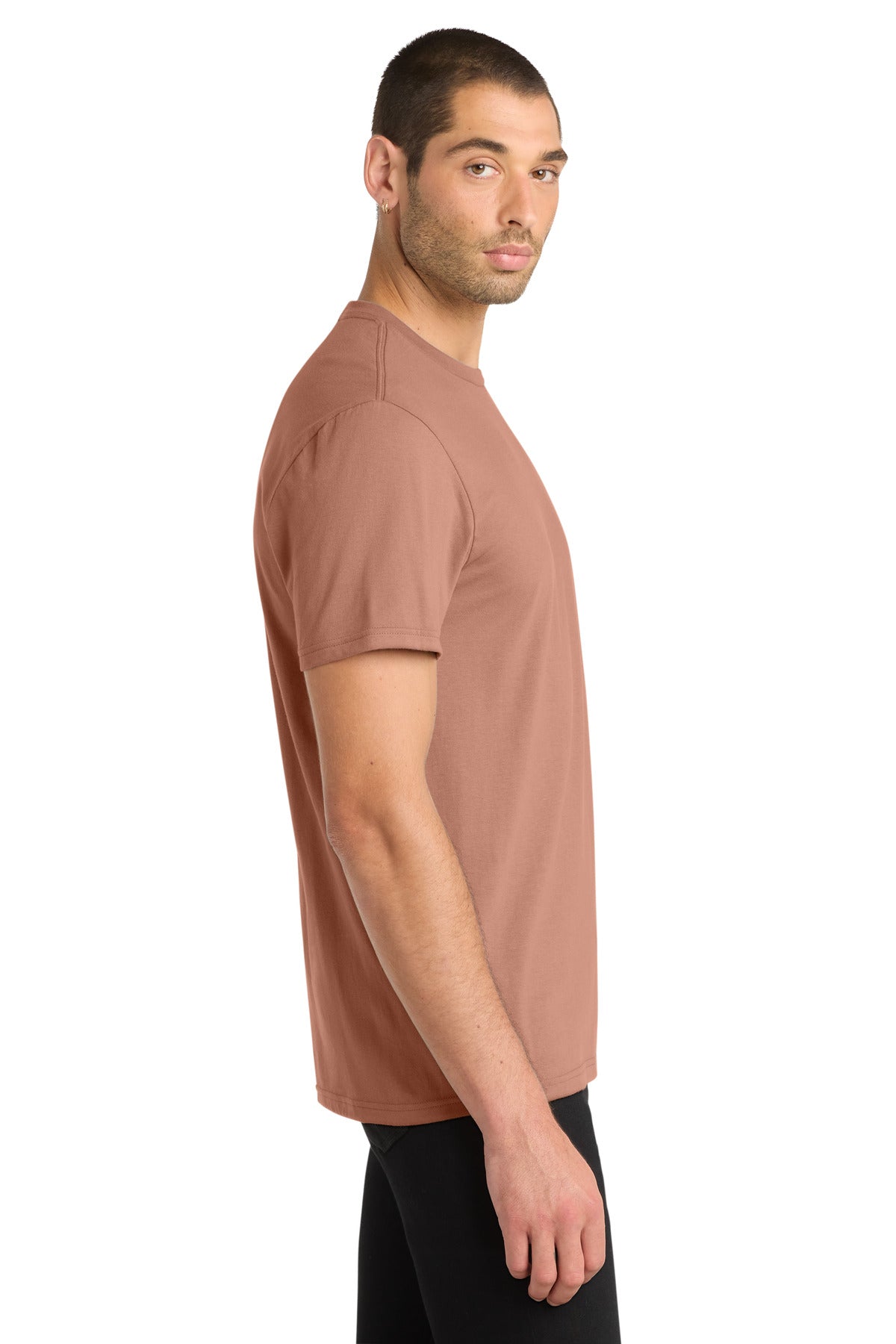 Right View of DesertRose District Very Important Tee . DT6000 plain
