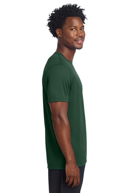 Right View of ForestGrn Sport-Tek Echo Tee ST760 plain