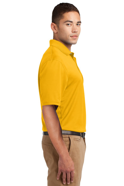Right View of Gold Sport-Tek Dri-Mesh Polo. K469 plain
