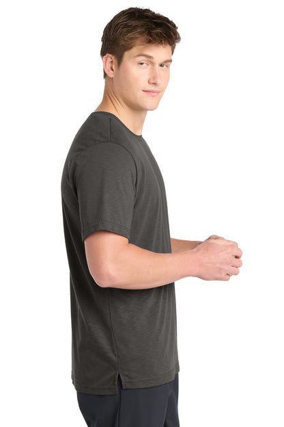 Right View of Graphite Sport-Tek PosiCharge Strive Tee. ST430 plain