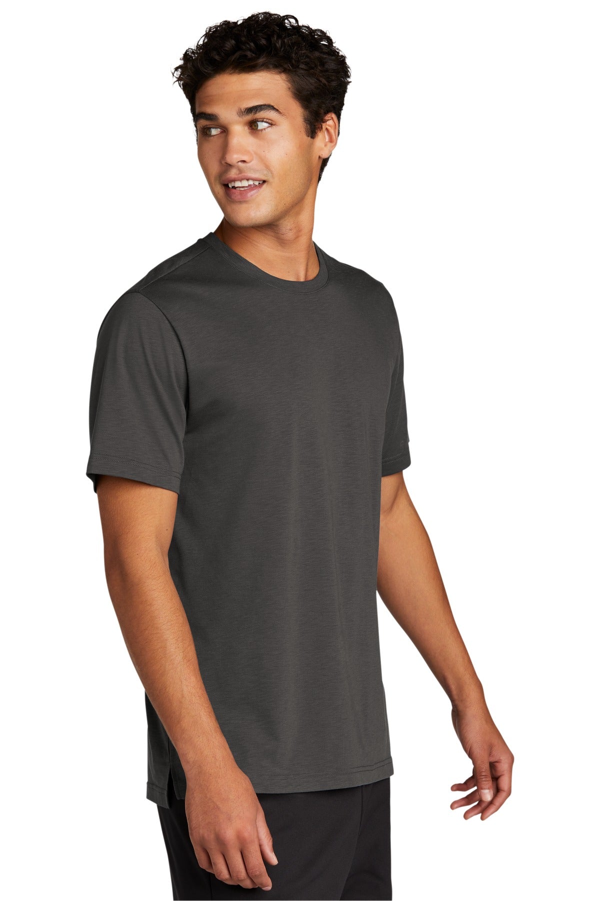 Right View of Graphite Sport-Tek PosiCharge Strive Tee. ST430 plain