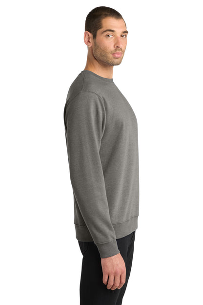 Right View of GreyFrost District V.I.T. Fleece Crew DT6104 plain