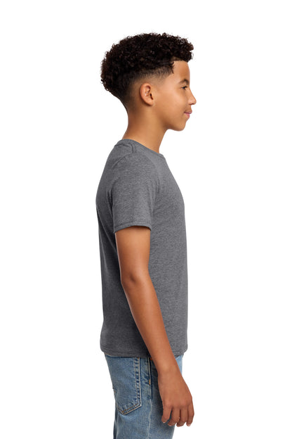 Right View of HtdChar District Youth Perfect Blend CVC Tee DT108Y plain