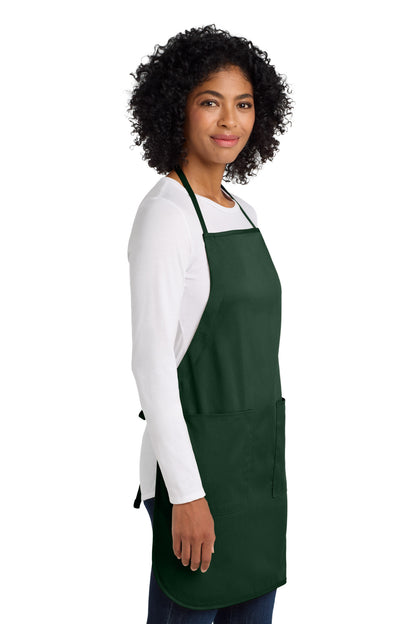 Right View of Hunter Port Authority Full-Length Apron. A520 plain