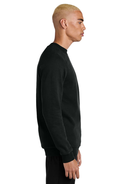 Right View of JetBlack District Cloud Fleece Crew DT7804 plain