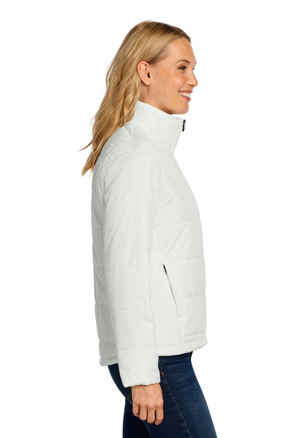 Right View of Marshmllw Port Authority Women's Puffer Jacket L852 plain