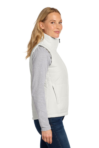 Right View of Marshmllw Port Authority Women's Puffer Vest L853 plain