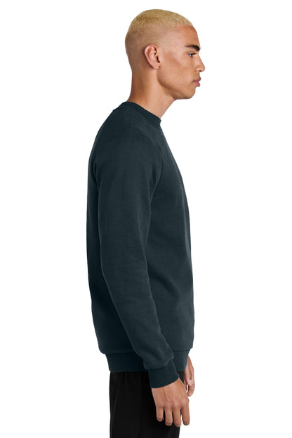 Right View of NewNavy District Cloud Fleece Crew DT7804 plain