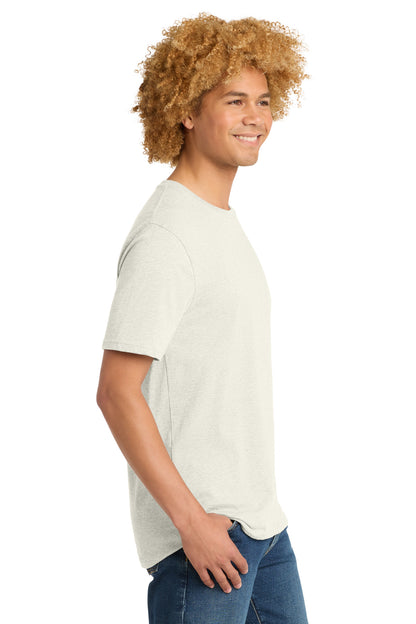 Right View of OatHthr District Perfect Weight Tee. DT104 plain