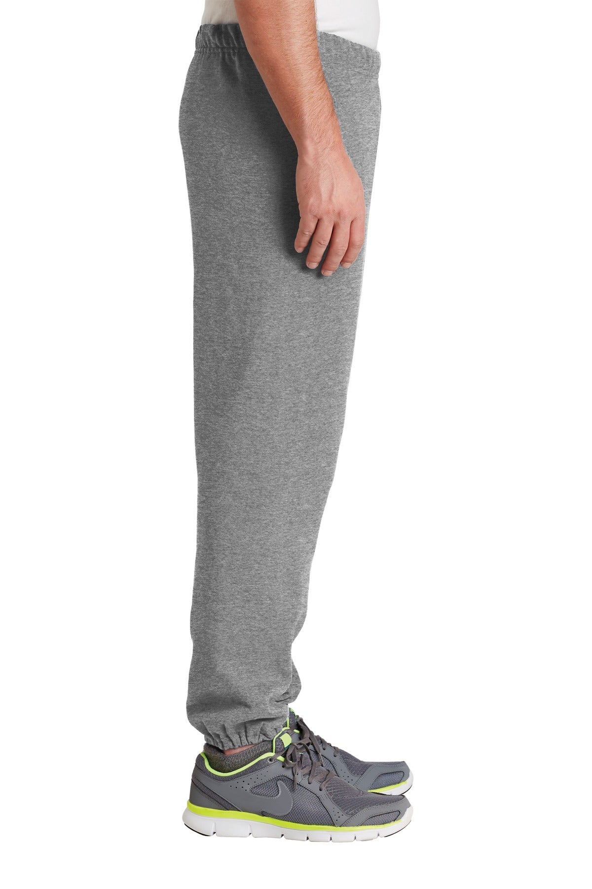 Right View of Oxford Jerzees - NuBlend Sweatpant. 973M plain