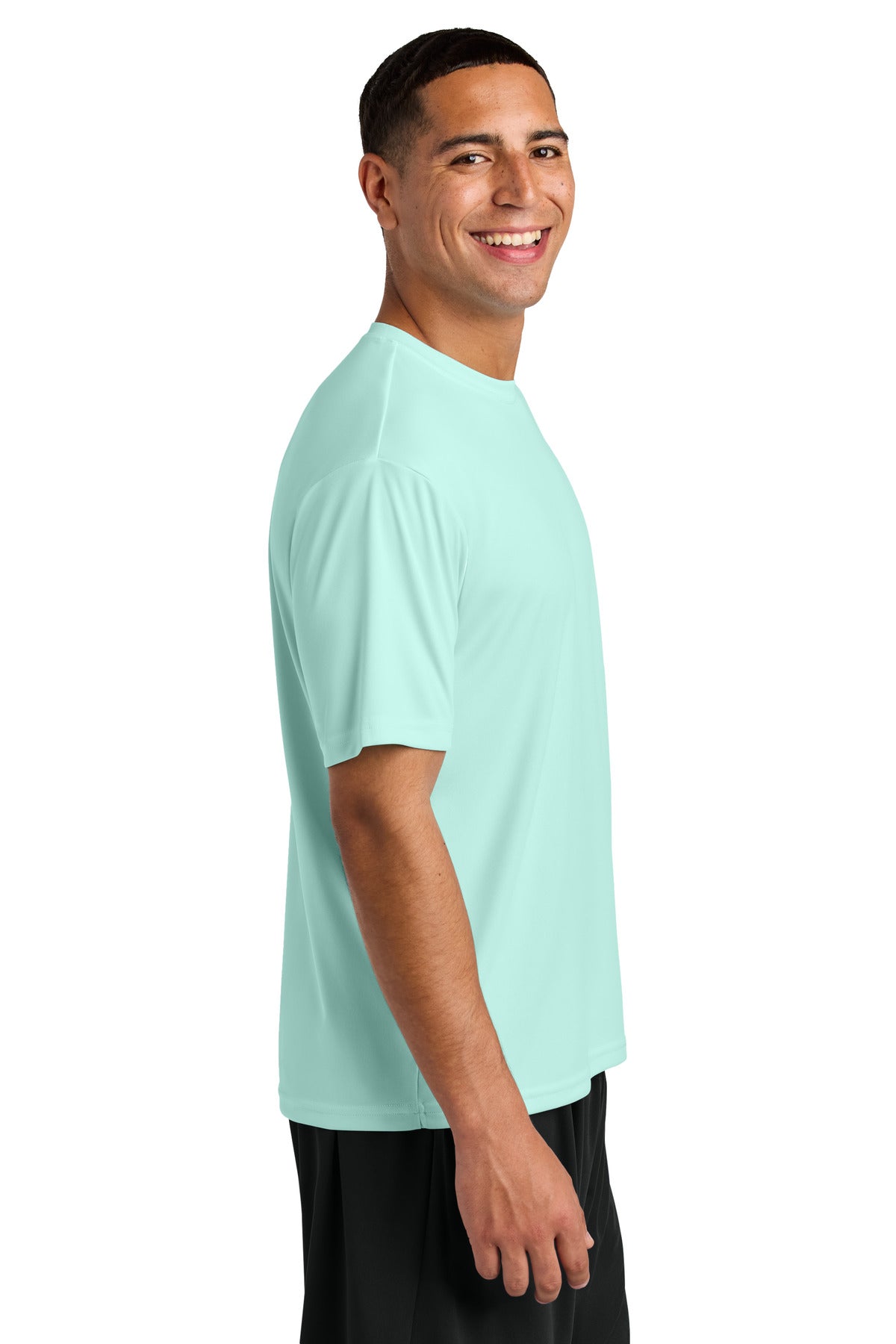Right View of PastelMint A4 Cooling Performance Short Sleeve Tee A4N3142 plain