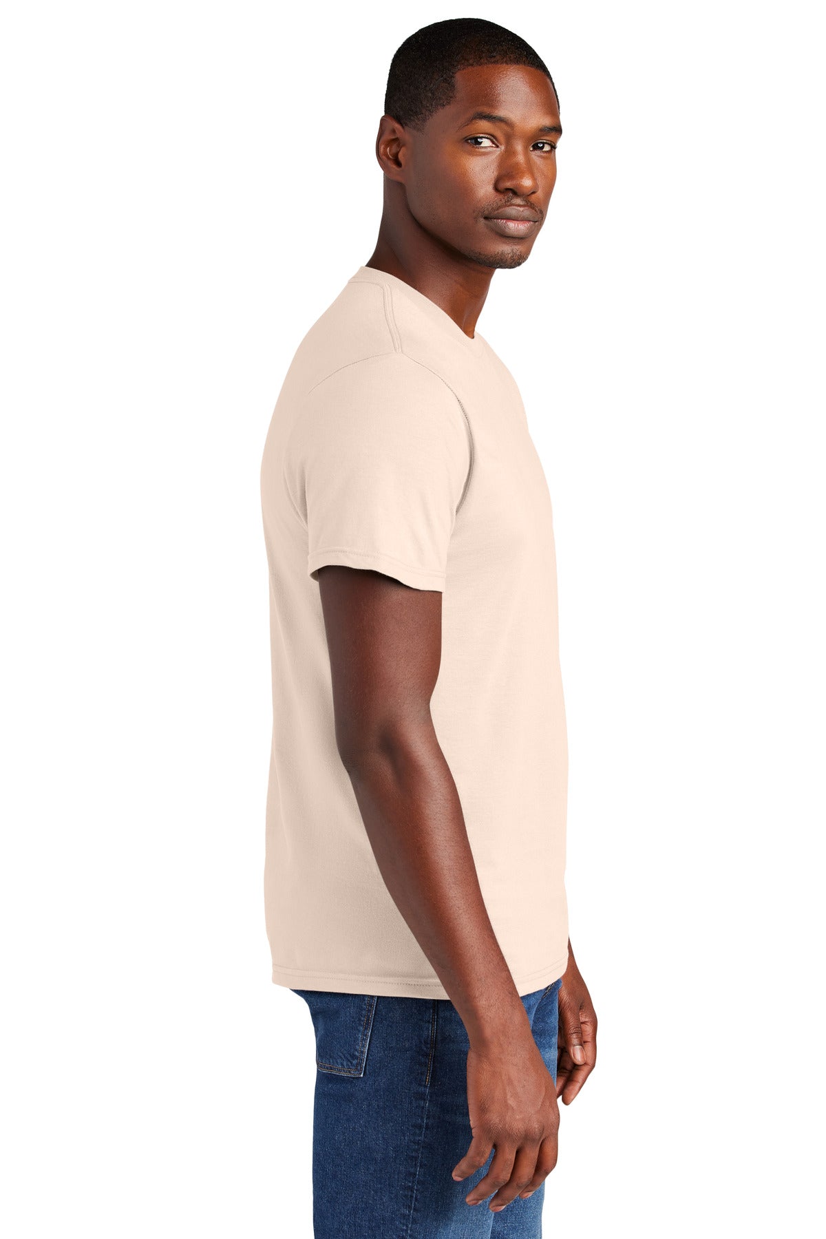 Right View of RosewtrPk District Very Important Tee . DT6000 plain