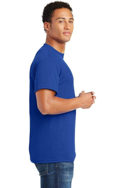 Right View of Royal Jerzees Dri-Power 100% Polyester T-Shirt. 21M plain