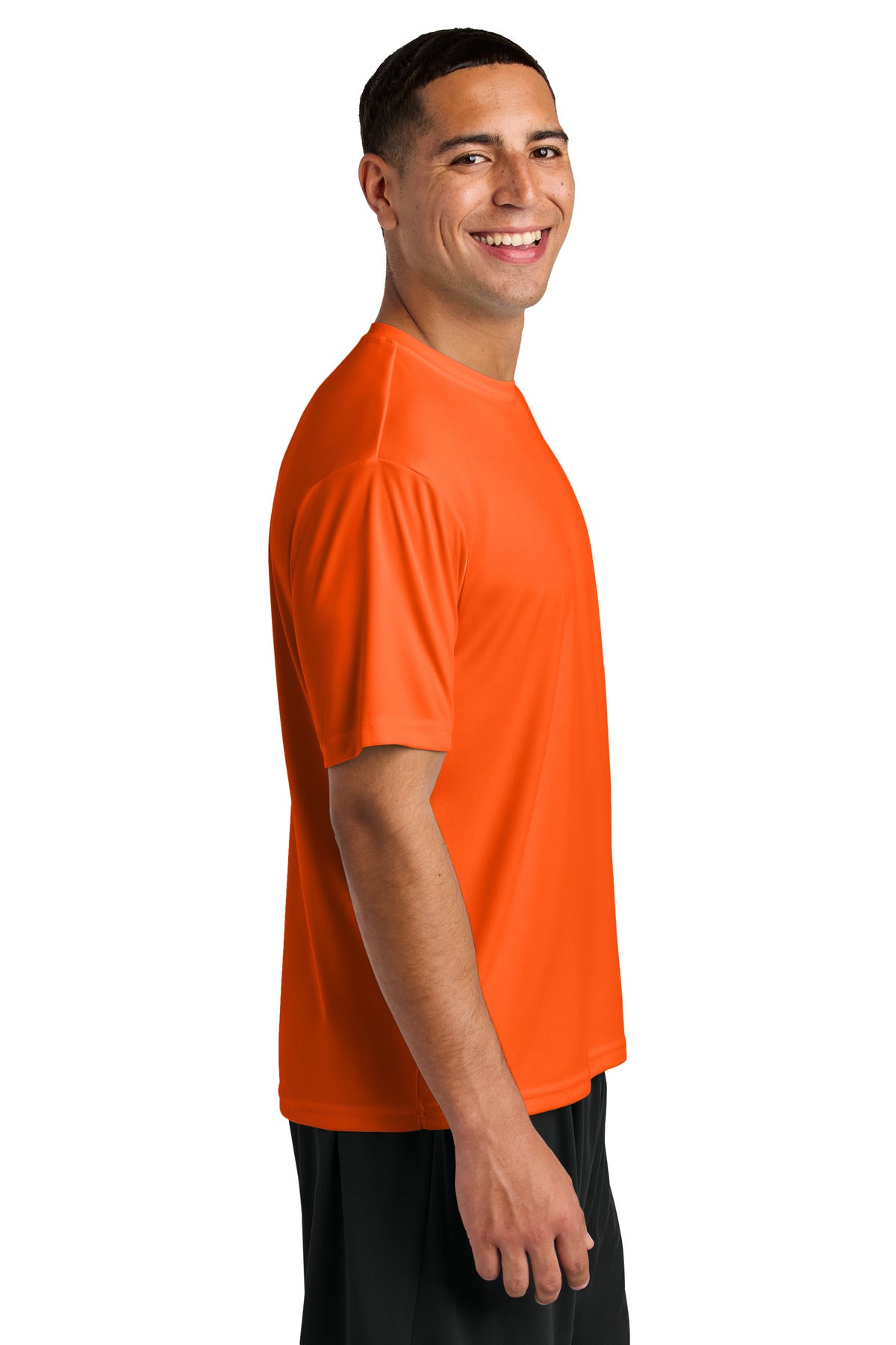 Right View of SftyOrg A4 Cooling Performance Short Sleeve Tee A4N3142 plain