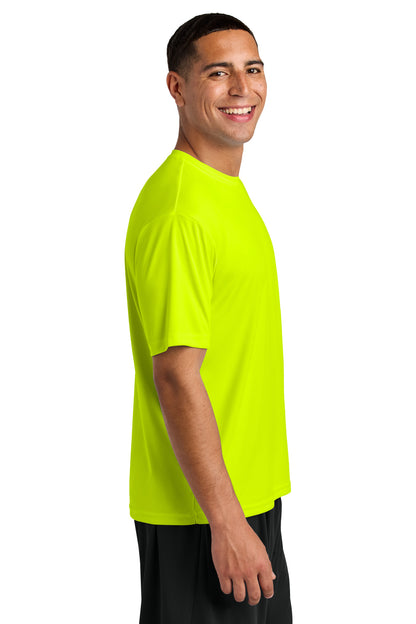 Right View of SftyYellow A4 Cooling Performance Short Sleeve Tee A4N3142 plain