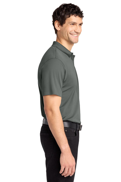 Right View of SmokeGrey Port Authority C-FREE Performance Polo K863 plain