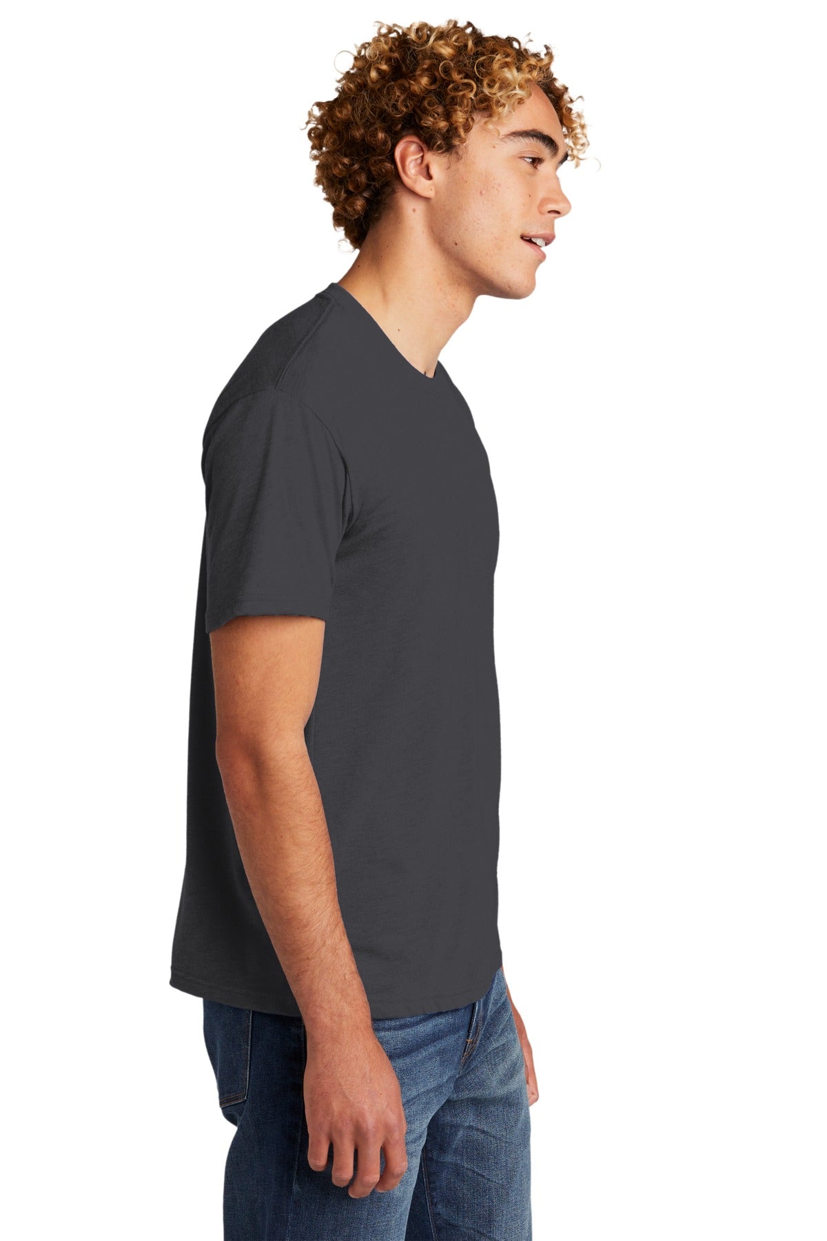Right View of SolidGrph Next Level Apparel Adult Tri-Blend Tee. NL6010 plain