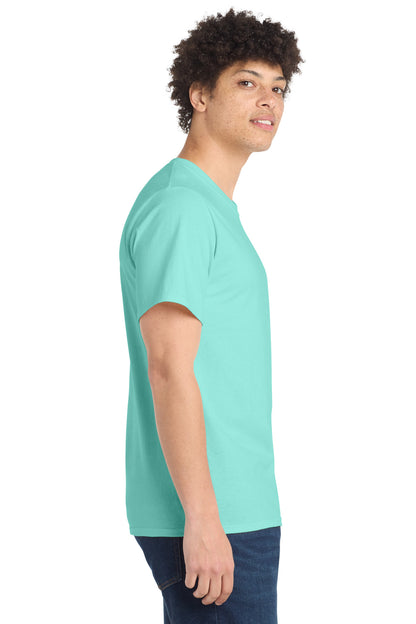 Right View of TrCeladon Port & Co Essential Tee. PC61 plain