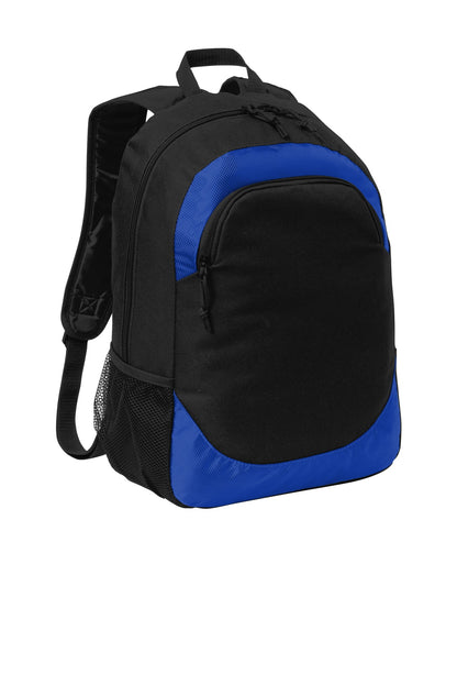 Right View of True Royal/Blk Port Authority Circuit Backpack. BG217 plain