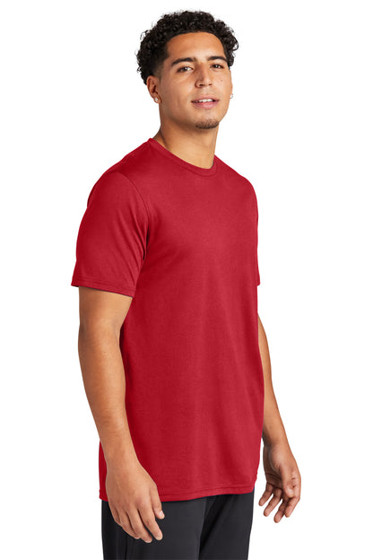 Right View of TrueRed Sport-Tek Echo Tee ST760 plain
