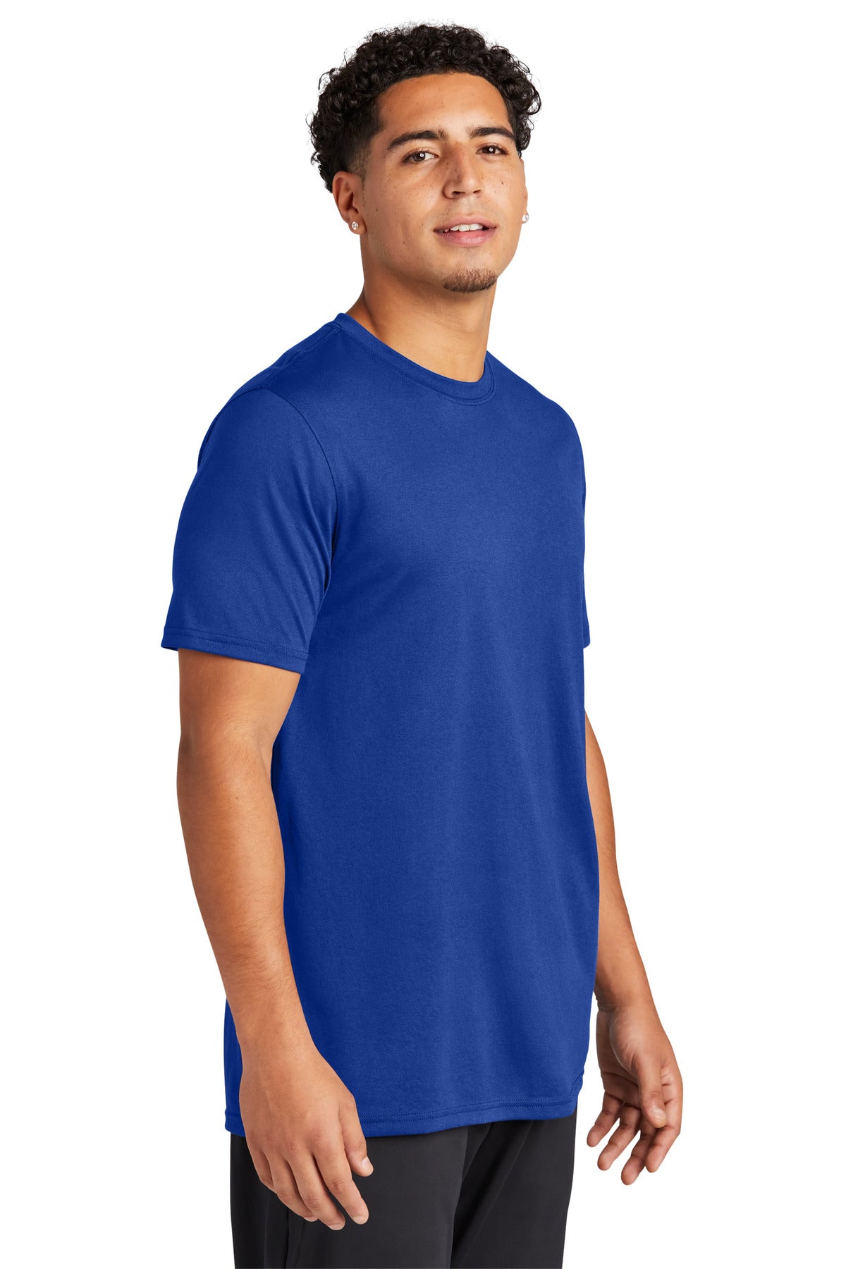 Right View of TrueRoyal Sport-Tek Echo Tee ST760 plain