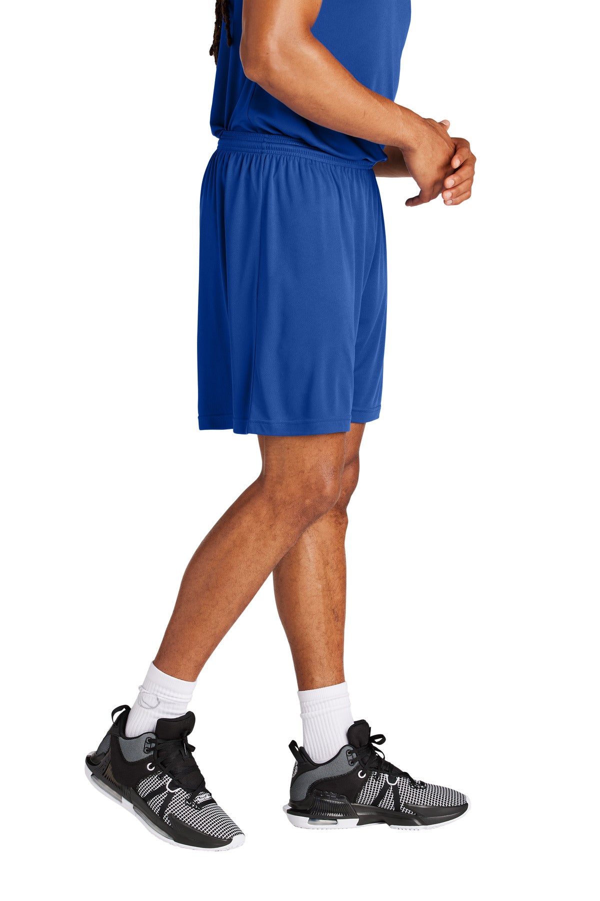 Right View of TrueRoyal Sport-Tek PosiCharge Competitor 7" Short ST349 plain