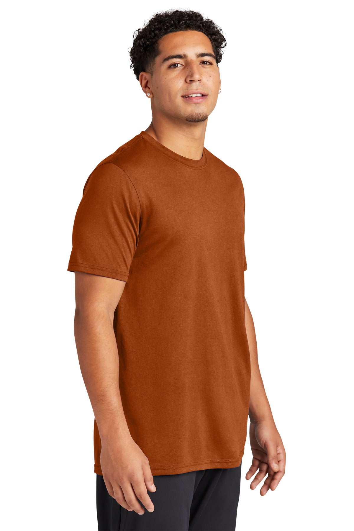 Right View of TxOrange Sport-Tek Echo Tee ST760 plain