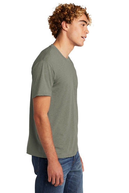 Right View of VenetnGray Next Level Apparel Adult Tri-Blend Tee. NL6010 plain