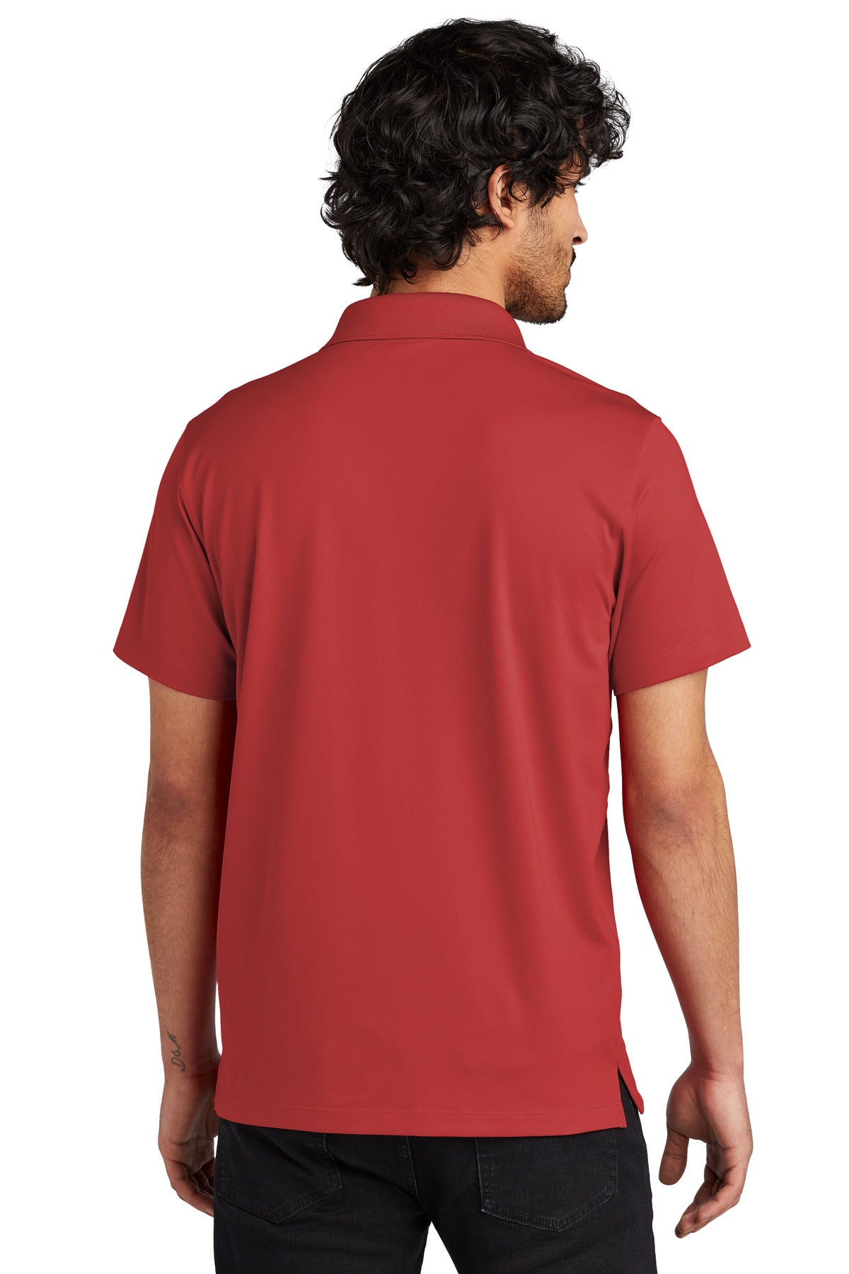 Ripped Red OGIO Metro Polo. OG130 plain