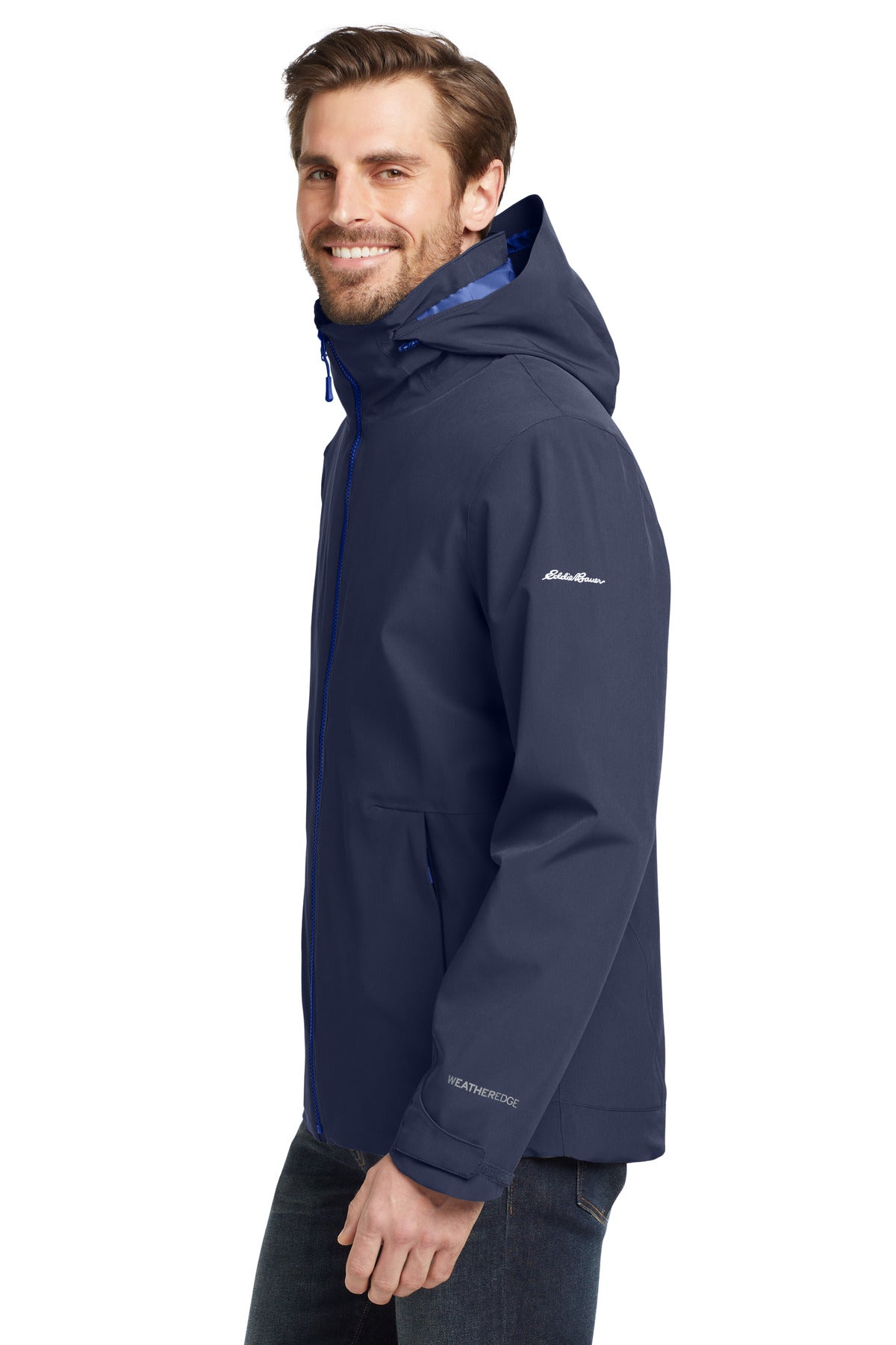 Riv B Ny/Co Bl Eddie Bauer WeatherEdge 3-in-1 Jacket EB656 plain