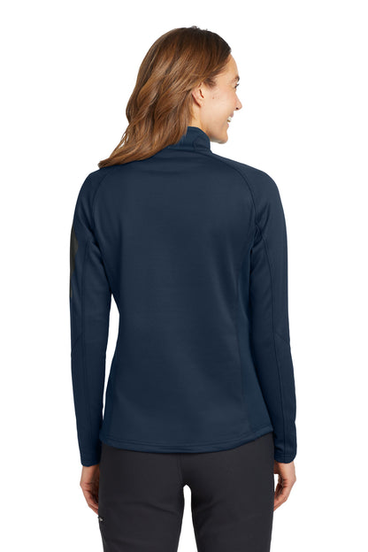 River Blue Eddie Bauer Women's 1/2-Zip Performance Fleece. EB235 plain