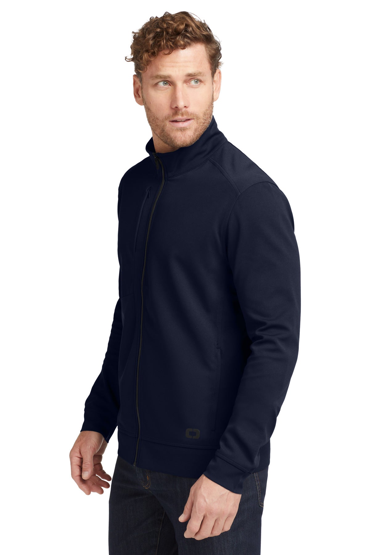 River Blue Nvy OGIO Hinge Full-Zip. OG820 plain