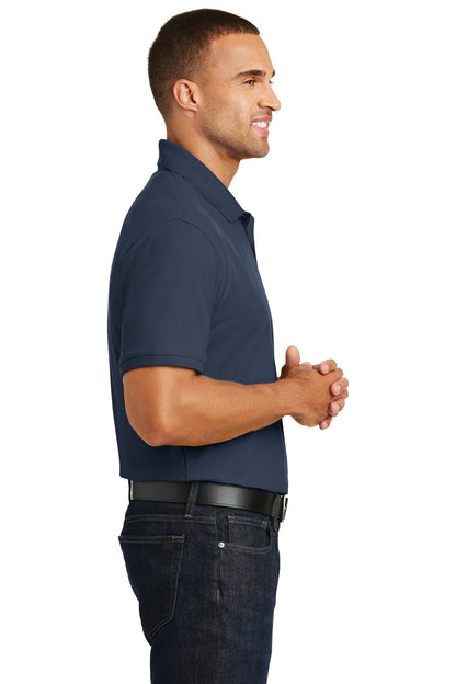 River Blue Nvy Port Authority Tall Core Classic Pique Polo. TLK100 plain