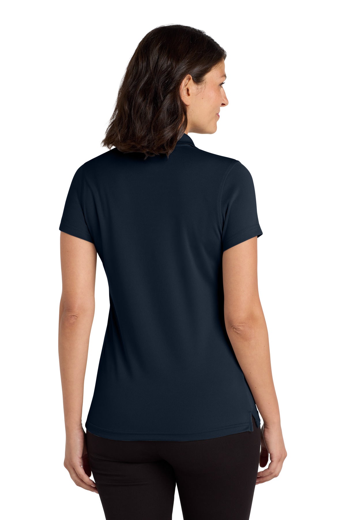 River Blue Nvy Port Authority Women's Dry Zone UV Micro-Mesh Polo. LK110 plain