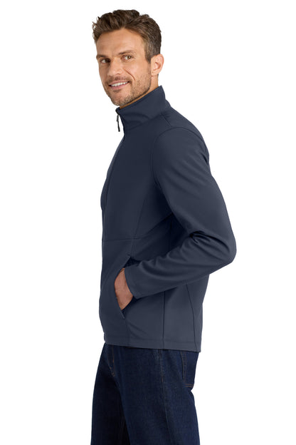 River Blue Port Authority Collective Soft Shell Jacket. J901 plain