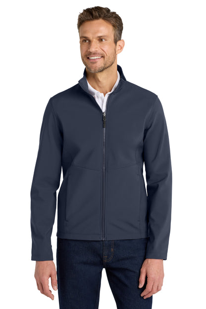 River Blue Port Authority Collective Soft Shell Jacket. J901 plain
