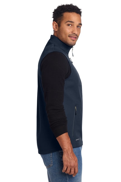 RiverBlNv Eddie Bauer Stretch Soft Shell Vest EB546 plain